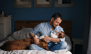 Yenidoğan Bebek ve Köpek