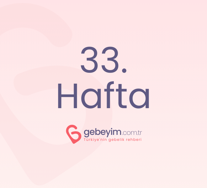 Gebeliğin 33. Haftası